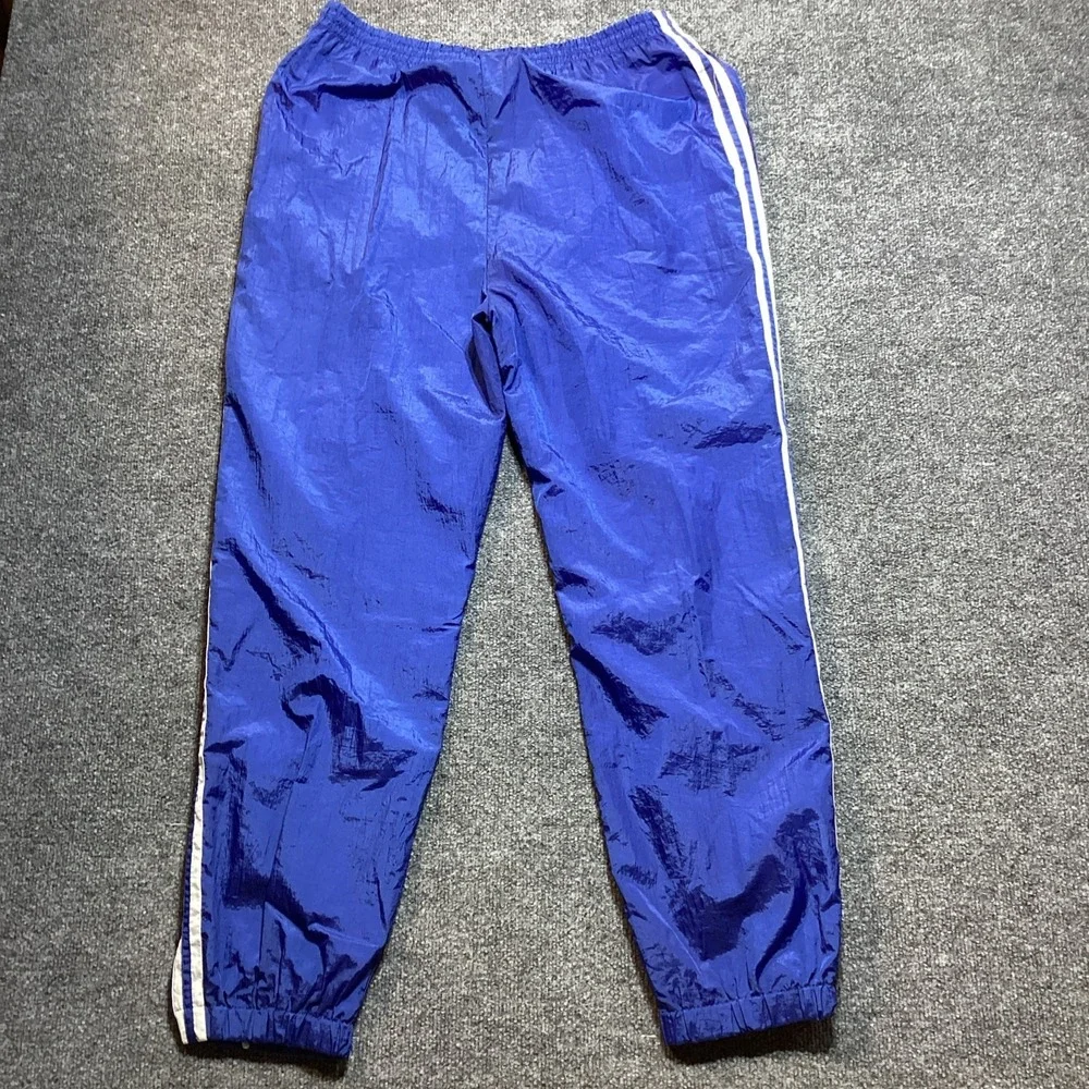 Vintage 90's Athletic Blue Joggers Track Pants Mens Large Active Essentials
